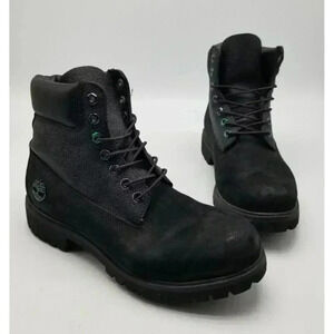 Timberland Boots Limited Release Naughty Black Iridescent Hardware Mens 9M A1|7R